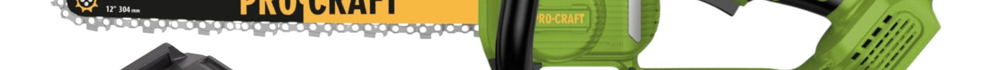 Procraft PKA33-BB Akku Kettensäge 20 V 304 mm Brushless + 1x Akku 4,0 Ah + Ladegerät