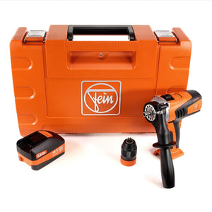 FEIN ASCM 18 QM 4-Gang Brushless Li-Ion Akku Bohr Schrauber Solo im Transportkoffer + 1x 5,0 Ah Akku - ohne Ladegerät