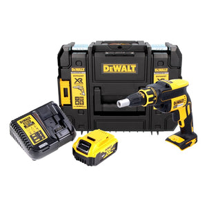 DeWalt DCF 620 P1 Akku Trockenbauschrauber 18 V 30 Nm Brushless + 1x Akku 5,0 Ah + Ladegerät + TSTAK