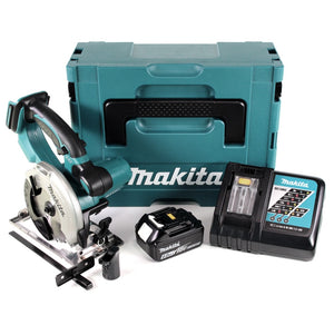 Makita DSS 501 RG1J 18V 136 mm Li-ion Akku Handkreissäge im Makpac + 1x 6,0 Ah Akku + Ladegerät