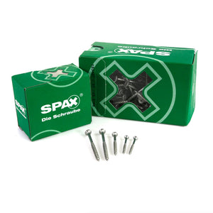 SPAX Universalschraube 3,5 x 40 mm 2000 Stk. TORX T-STAR plus T15 WIROX Senkkopf Teilgewinde 4Cut-Spitze