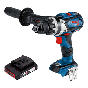 Bosch GSR 18V-110 C Professional Akku Bohrschrauber 18 V 110 Nm Brushless + 1x Akku 2,0 Ah - ohne Ladegerät