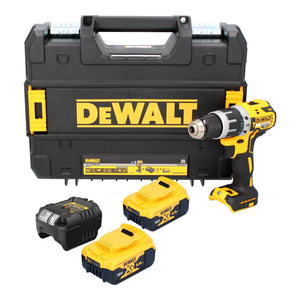 DeWalt DCD 796 P2T Akku Schlagbohrschrauber 18 V 70 Nm Brushless + 2x Akku 5,0 Ah + Ladegerät + TSTAK