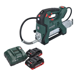 Metabo FP 18 LTX Akku Fettpresse 18 V 690 bar + 2x Akku 4,0 Ah + Ladegerät