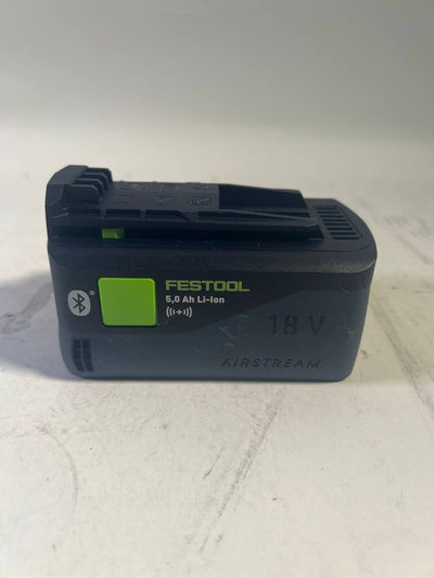 Festool BP 18 Li 5 0 ASI Akku 18 V 5 0 Ah 5000 mAh Li Ion 577660 Bluetooth mit Ladestandanzeige Leicht Gebraucht 0 - toolbrothers