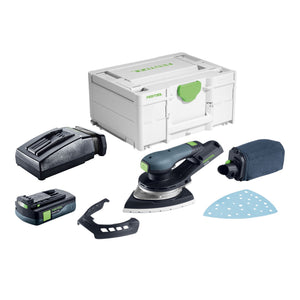Festool DTSC 200-Basic Akku Deltaschleifer 18 V 145 x 195 mm Brushless + 1x Akku 3,0 Ah + Ladegerät + Systainer
