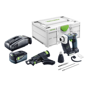 Festool DWC 18-2500 Basic Akku Bauschrauber 18 V 18 Nm Brushless + 1x Akku 5,0 Ah + Schnellladegerät + Systainer