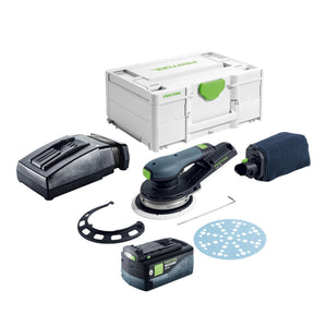 Festool ETSC 2 150-Basic Akku Exzenterschleifer 18 V 150 mm Brushless + 1x Akku 5,0 Ah + Ladegerät + Systainer