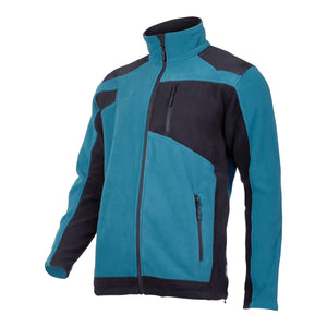 LAHTI PRO Fleecejacke mit Verstärkung Größe XXL ( L4011405 ) türkis schwarz