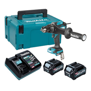 Makita HP 003 GD201 Akku Schlagbohrschrauber 40 V max. 180 Nm Brushless + 2x Akku 2,5 Ah + Ladegerät + Makpac