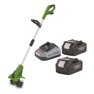 Procraft CT20bb Akku Kultivator 20 V 224 mm Brushless + 2x Akku 4,0 Ah + Ladegerät