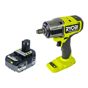 RYOBI RIW18BL-0 Akku Schlagschrauber 18 V 700 Nm Brushless + 1x Akku 5,0 Ah - ohne Ladegerät
