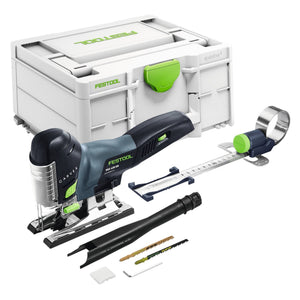 Festool PSC 420 EB-Basic Akku Pendelstichsäge 18 V 120 mm Brushless + Kreisschneider + Systainer - ohne Akku, ohne Ladegerät