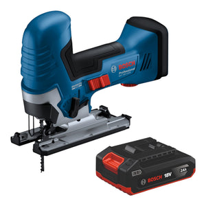 Bosch GST 18V-125 S Professional Akku Stichsäge 18 V 125 mm Brushless + 1x Akku 2,0 Ah - ohne Ladegerät
