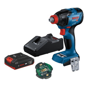 Bosch GDX 18V-210 C Professional Akku Drehschlagschrauber 18 V 210 Nm Brushless + 1x Akku 2,0 Ah + Ladegerät + GCY 42 Bluetooth Modul