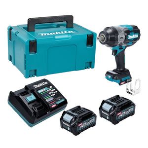 Makita TW 003 GD201 Akku Schlagschrauber 40 V max. 1360 Nm 1/2" Brushless + 2x Akku 2,5 Ah + Ladegerät + Makpac