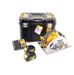 DeWalt DCS 572 M2 Akku Handkreissäge 18V 184 x 16 mm + 2x Akku 4,0Ah + Ladegerät + T-STAK