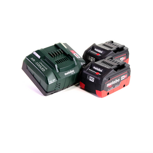 Metabo LiHD 2x Akkupack 18V 8,0Ah ( 625369000 ) + Metabo Ladegerät ASC 145 ( 627378000 )