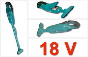 Makita BCL 182 Z 18V Li-ion Akku-Staubsauger GRÜN Solo - nur das Gerät ohne Zubehör, ohne Akku & Lader
