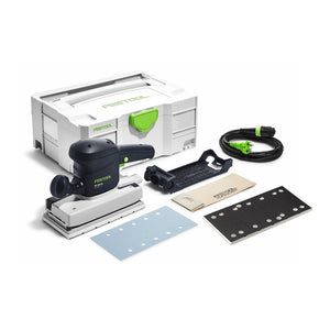 Festool RS 200 EQ-Plus Rutscher Schwingschleifer 330 W 115 x 225 mm ( 567841 ) + Schleifschuh SSH STF 115x225/10 ( 483679 ) + Systainer