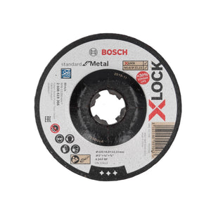Bosch Expert X-LOCK Standard for Metal Schruppscheibe 125 x 22,23 mm 20 Stk. ( 20x 2608619366 ) Gekröpfte Schruppscheibe