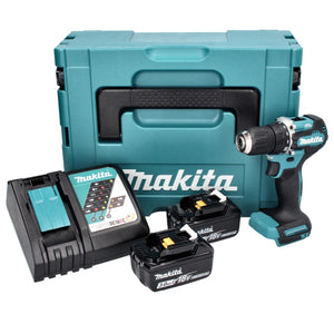 Makita DDF 487 RFJ Akku Bohrschrauber 18 V 40 Nm Brushless + 2x Akku 3,0 Ah + Ladegerät + Makpac