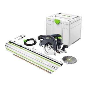 Festool HK 55 EBQ Plus FSK 420 Handkreissäge 1200 W 160 mm ( 576131 ) + Kreissägeblatt + Kappschiene + Systainer