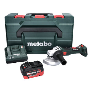 Metabo W 18 LT BL 11-125 Akku Winkelschleifer 18 V 125 mm Brushless + 1x Akku 8,0 Ah + Ladegerät + metaBOX