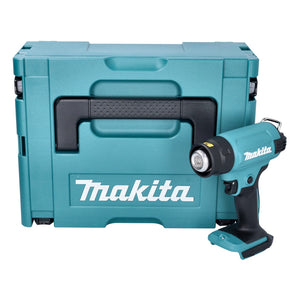 Makita DHG 180 ZJ Akku Heißluftgebläse 18 V 550 °C + Makpac - ohne Akku, ohne Ladegerät