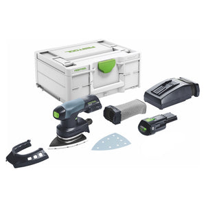 Festool DTSC 400-Basic Akku Deltaschleifer 18 V 100 x 150 mm Brushless + 1x Akku 3,0 Ah + Ladegerät + Systainer