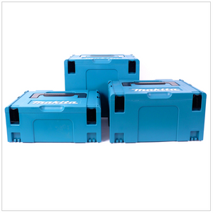 Makita Makpac Set Gr. 2 + Gr. 3 + Gr. 4 Transportbox und Werkzeugkiste