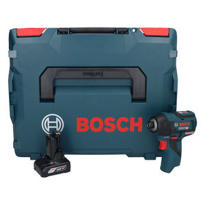Bosch GDR 12V-110 Professional Akku Drehschlagschrauber 12 V 110 Nm 1/4" Brushless + 1x Akku 6,0 Ah + L-Boxx - ohne Ladegerät