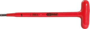 KS TOOLS T-Griff-Innensechskant-Stiftschlüssel mit Schutzisolierung, 4x160mm ( 117.1674 )
