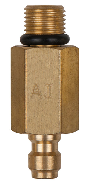 KS TOOLS Adapterstück M10x1,0 Außengewinde und 1/4" Schlauchanschluss mit Dichtring ( 150.2348 )