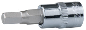 KS TOOLS 1/4" CHROME Bit-Stecknuss Innensechskant, 8mm ( 918.1466 )