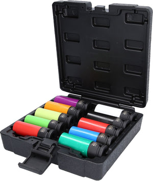 KS TOOLS 1/2" Spezial-Alu-Felgen Kraft-Stecknuss-Satz, 10-tlg ( 515.0890 )