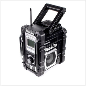 Makita DMR 106 B Akku Baustellenradio 7,2 - 18 V FM AUX Bluetooth schwarz Solo - ohne Akku, ohne Ladegerät