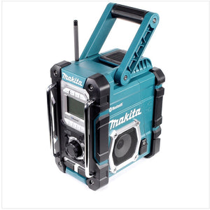 Makita DMR 108 Akku Baustellenradio 7,2 - 18 V AM FM AUX Bluetooth Solo - ohne Akku, ohne Ladegerät