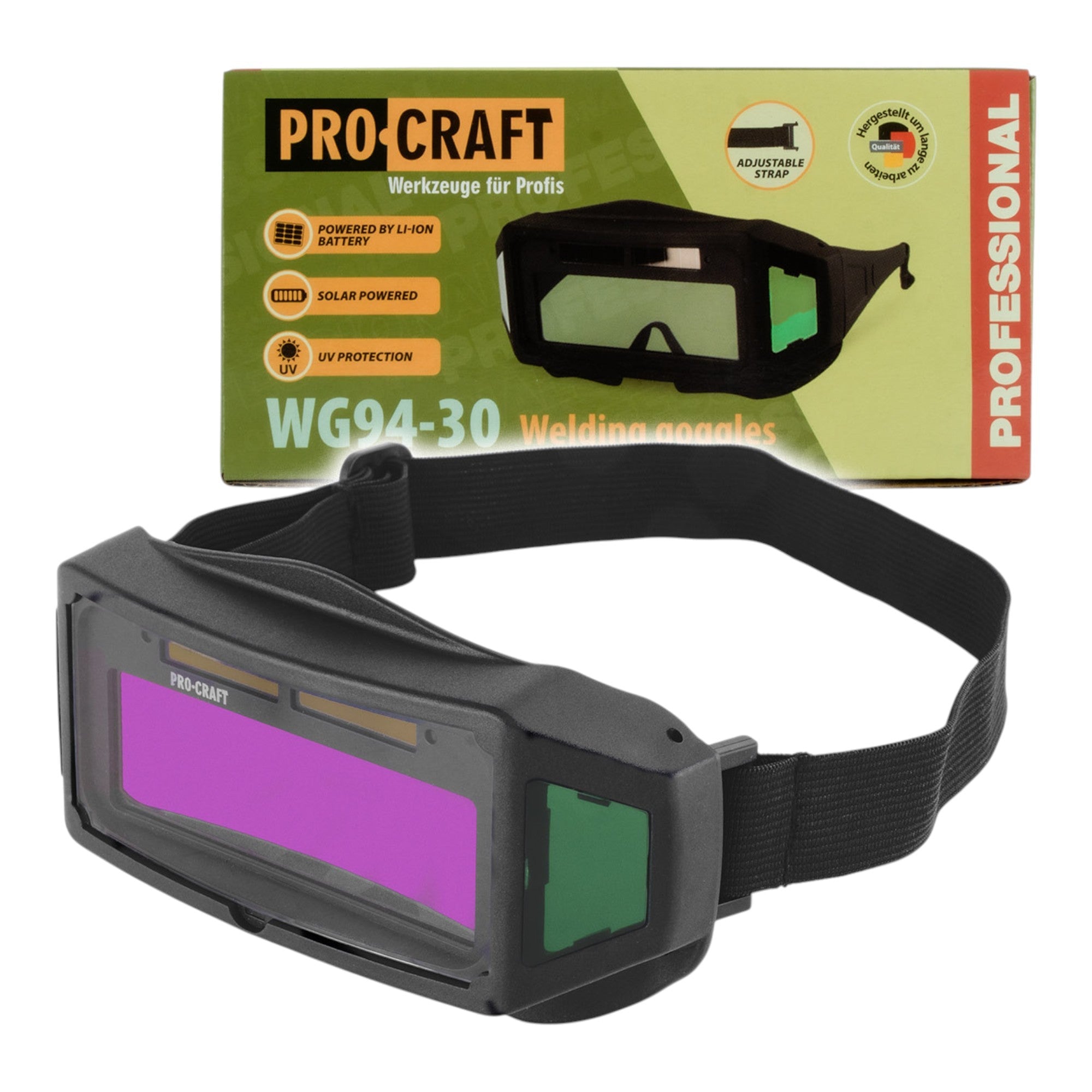 Procraft WG94-30 Schweißschutzbrille