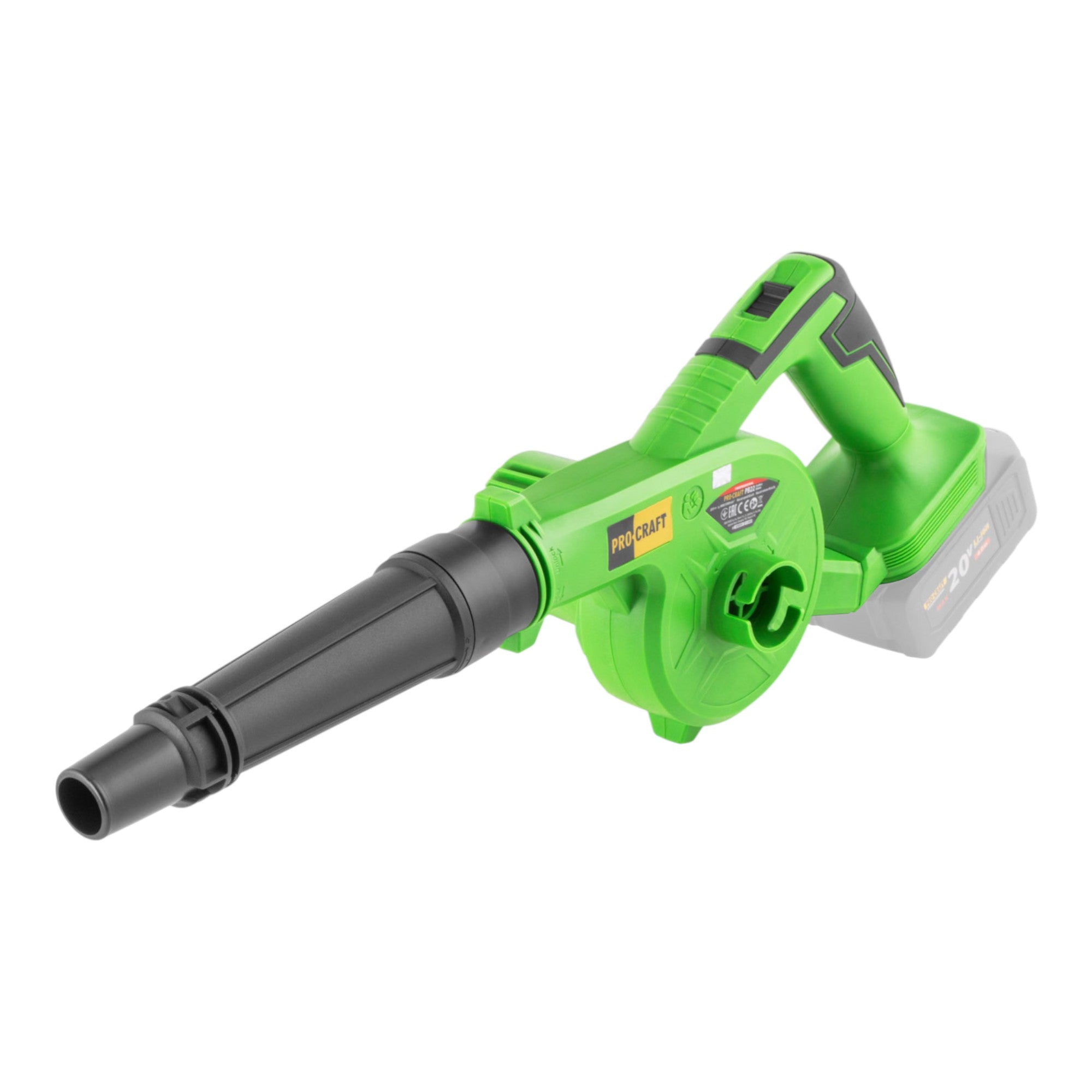 Procraft PB22bb Akku Laubbläser 20 V Solo - ohne Akku, ohne Ladegerät