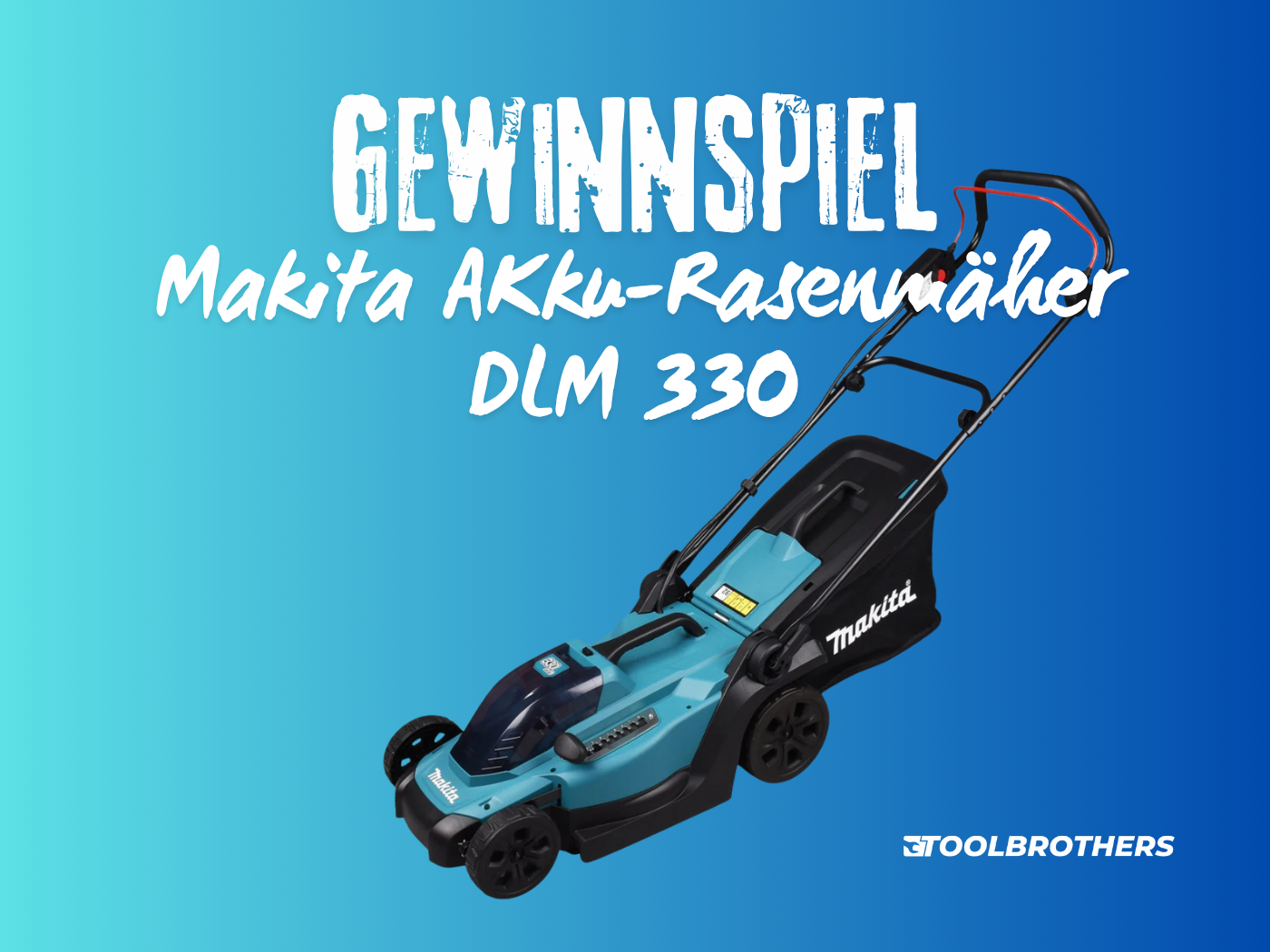 Gewinnspiel - Makita DLM 330 Akku-Rasenmäher