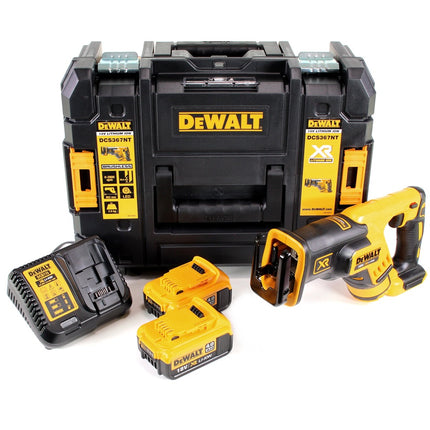 DeWalt DCS 367 M2 Akku Reciprosäge Säbelsäge 18V Brushless + 2x Akku 4,0Ah + Ladegerät + TSTAK - Toolbrothers