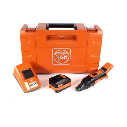 FEIN ABSS 18 1.6 E Li-Ion Akku Schlitzschere bis 1,6 mm + 1 x 5 Ah Akku + Ladegerät im Transportkoffer - Toolbrothers