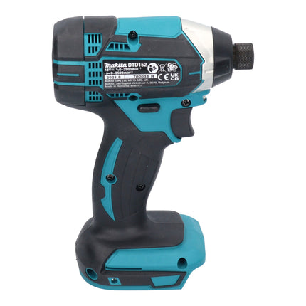 Makita DTD 152 SF1J-R Llave de impacto sin cable 18 V 165 Nm 1/4" + 1x batería recargable 3,0 Ah + cargador + RHINO