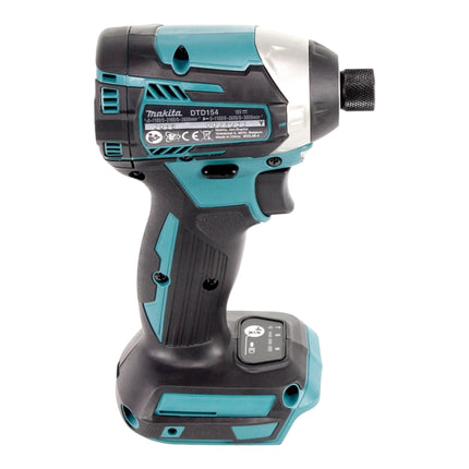 Makita DTD 154 SF1J-R Avvitatore a impulsi a batteria 18V 1/4" 175Nm Brushless + 1x batteria ricaricabile 3,0 Ah + caricatore + RHINO