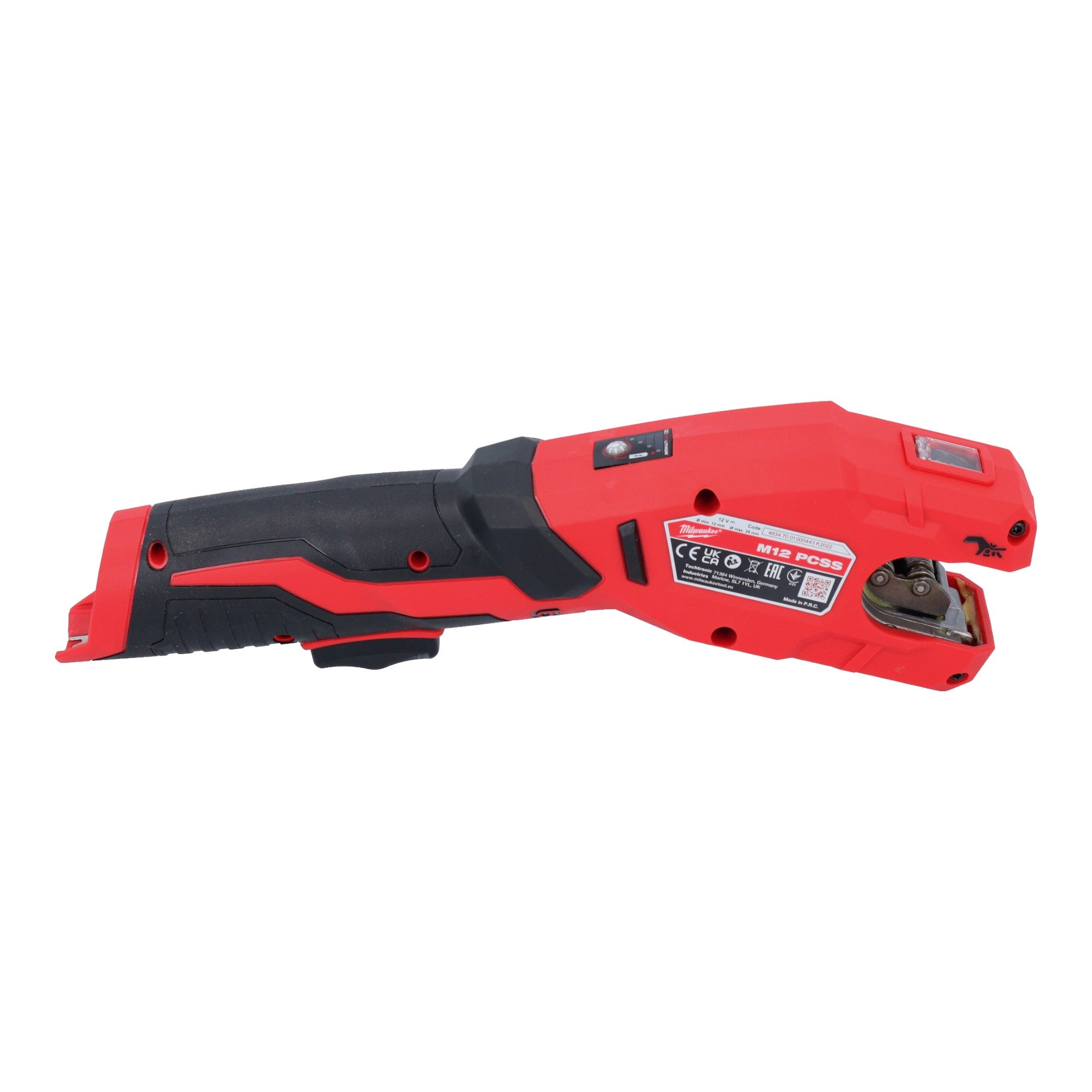Milwaukee M12 PCSS 501C Akku Edelstahl Rohrabschneider 12 V 12 28 mm 1x Akku 5 0 Ah Ladegeraet Koffer 4 - toolbrothers