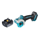 Amoladora angular sin cable Makita DMC 300 F1 18 V 76 mm sin escobillas + 1x batería recargable 3,0 Ah - sin cargador