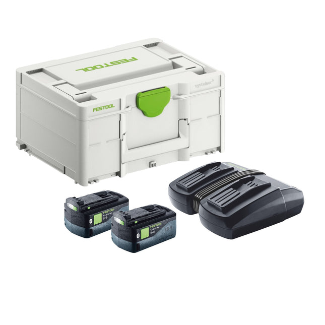 Festool energy set SYS 18V 2x5.0/TCL 6 DUO ( 577707 ) 2x battery 5.0 Ah + TCL 6 DUO charger + Systainer