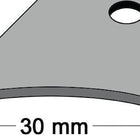 PG Rail pour moquette largeur 30 mm longueur 1000 mm aluminium anodisé couleur argent ( 3000259510 )