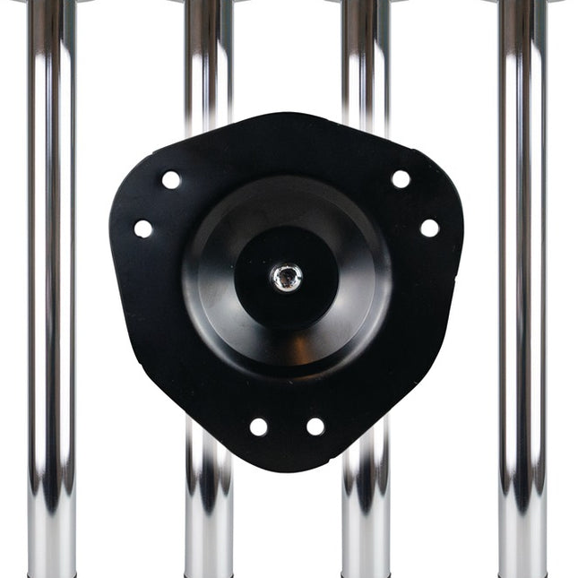 Set di gambe per tavolo BMB effetto acciaio inox 80 mm altezza 710 mm ( 3000273150 )